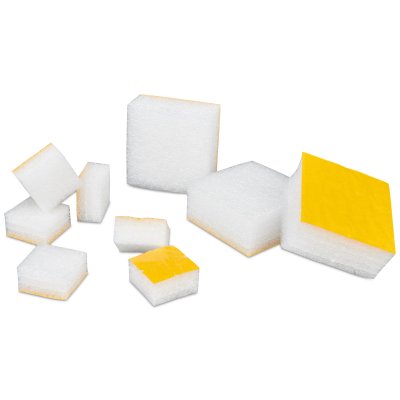Plot de Calage en Mousse- Autocollant- Protection antichoc - resistants et flexibles- calage des produits-stabilite -conditionnement - Emballage- Protection - Antalis