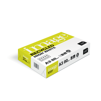 Ramette de Papier A3 80 g/m² Blanc Image BA Recycled HW