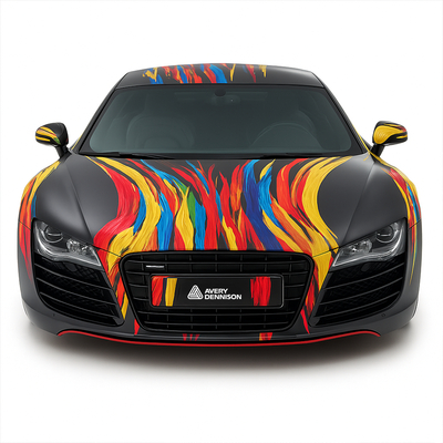 Avery MPI 1105 EARS- Vinyles Coulés pour Carwrapping -Voiture de face