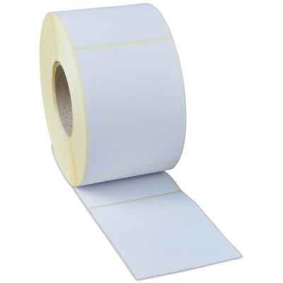 Etiquette adhesive lisse blanche - Etiquette imprimable avec film transfert - Antalis