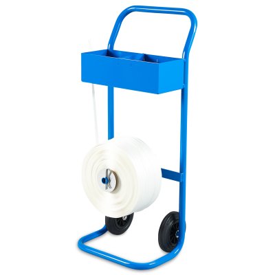 Machines à cercler manuelles - chariot devidoir mobile avec bobine feuillard - Antalis