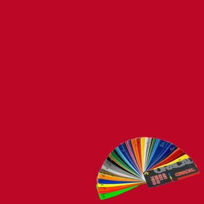 Adhésif de découpe Oracal 631 031-rouge adhésif mat enlevable 1260 mm x 50 m