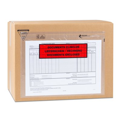 Pochette porte-documents Master'in Access Transparent 245 mm x 330 mm - A4