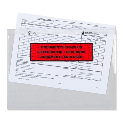 Pochette porte-documents Master'in Access Transparent 245 mm x 330 mm - A4