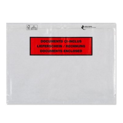 Pochette porte-documents Master'in Access Transparent 245 mm x 330 mm - A4