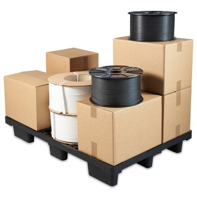 Palette Plastique - Palette en polyetylene - 1500 kg charge statique - 800 Kg charge dynamique- Palette legere- Nettoyage facile -differentes tailles disponibles- Antalis