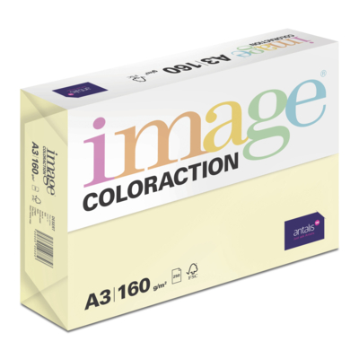 Papier Couleur A3 160 g/m² Image Coloraction Desert/Jaune