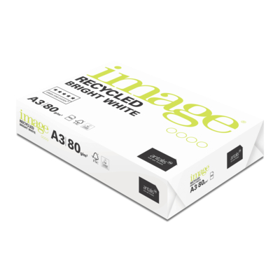 Image Recycled Bright White - Papier A4 et A3 100% recyclé Premium