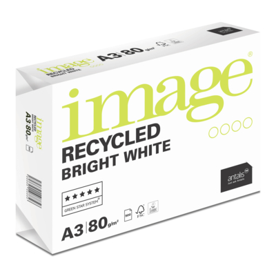 Image Recycled Bright White - Papier A4 et A3 100% recyclé Premium