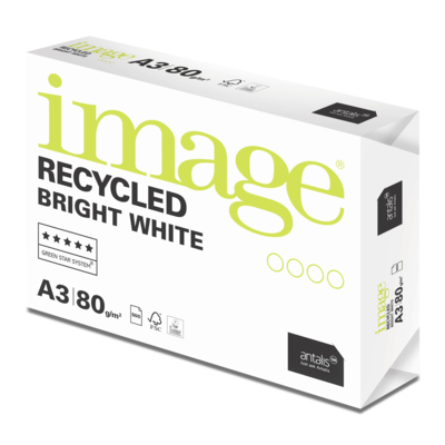 Image Recycled Bright White - Papier A4 et A3 100% recyclé Premium