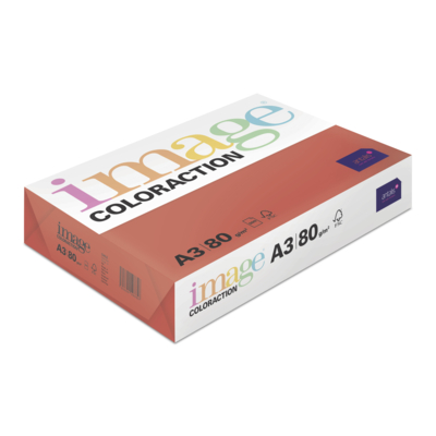 Papier Couleur A3 80 g/m² Image Coloraction Chile/Rouge
