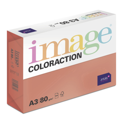 Papier Couleur A3 80 g/m² Image Coloraction Chile/Rouge