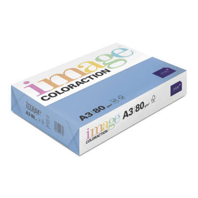 Papier Couleur Malta/Bleu Lilas A3 80 g/m² Image Coloraction