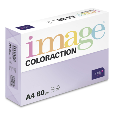 Papier Couleur Tundra/Lavande 80 g/m² A4 Image Coloraction