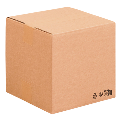Caisse américaine simple cannelure 400471 fermée