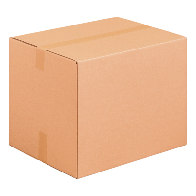 Caisse américaine simple cannelure 400499 fermée