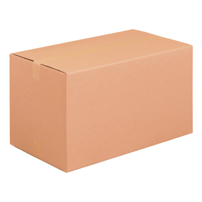Caisse américaine simple cannelure 400507 fermée