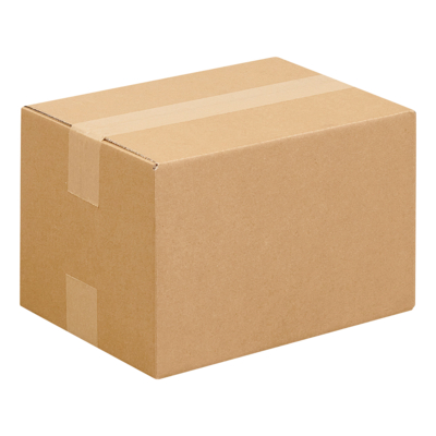 Caisse américaine simple cannelure 400561 fermée
