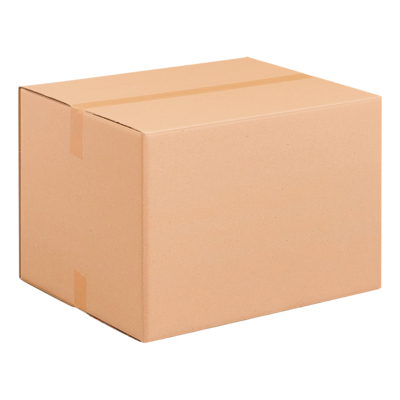 Caisse américaine double cannelure 400434 fermée