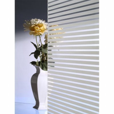 Photo produit Film Blanc Motif bandes 13 mm PET (INT212)