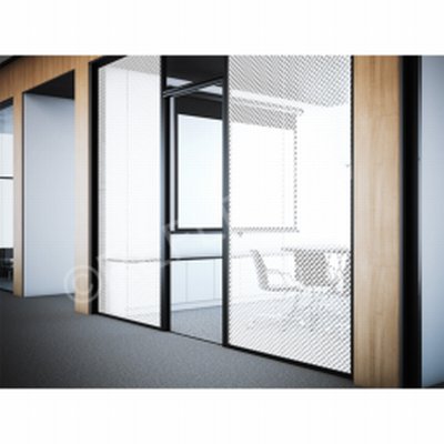 Photo produit Film Blanc Motif triangles 3D PET (INT445)