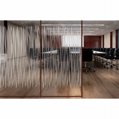 Reflectiv INT606 - Film vitrage Motif petits rectangles dépolis