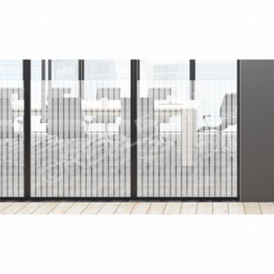 Photo produit Film Blanc Motif rectangles blancs PET (INT612)