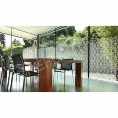 Photo produit Film Dépoli Motif losanges croisés PET (INT730)