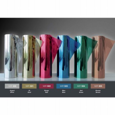 Reflectiv MIR502 - Film vitrage Miroir sans tain Couleur Bleu