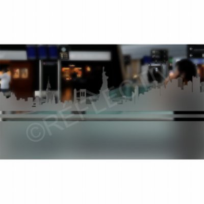 Reflectiv TWY200 - Film vitrage Dépoli frise Chine