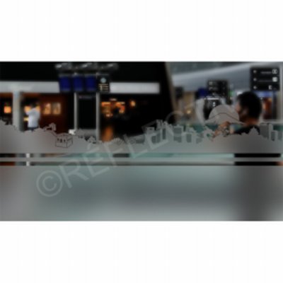 Reflectiv TWY280 - Film vitrage Dépoli frise Savane