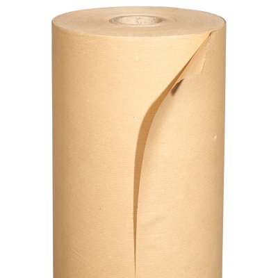 kraft verge- frictionne- recycle -ecru -70g/m2 -bobine ouverte - Emballage- Expedition - Packaging- Antalis