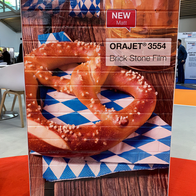 Orajet 3554 Brick stone - Film PVC polymère coulé conforme spécial Mur avec aspérités