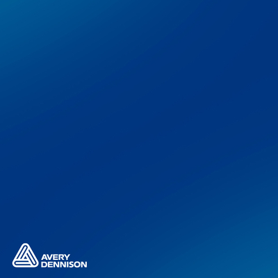 Avery, 500, brillant, EG, PVC, 520 bleu outremer, 0.080mm, 1230mm x 50.00m, diamÃ¨tre mandrin: 76mm, adhésif permanent, Palette de 1 bobine, 520EG/1.23