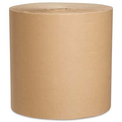 Carton ondule Simple face ecru - Protection - Bobine de carton antichoc- Rembourrage- securiser ses colis- Produit recycle - Produit recyclable- Protection des marchandises- carton ondule - Antalis