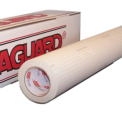 film adhésif Oraguard 210G transparent brillant 70Micron , colle solvant permanent, 1050mm x 50m