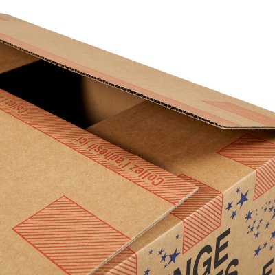 Caisse demenagement - Caisse carton- empilable - resistante au poids - boite pour demenager- Antalis