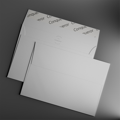 Enveloppe C5 Conqueror Connoisseur Rag Soft White Boîte de 250 pièces