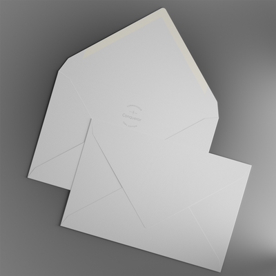 Enveloppe Diploma Conqueror Connoisseur Rag Soft White Boîte de 250 pièces