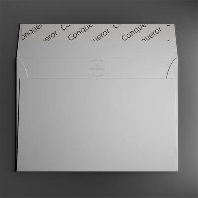 Enveloppe C5 Conqueror Connoisseur Rag Soft White Boîte de 250 pièces