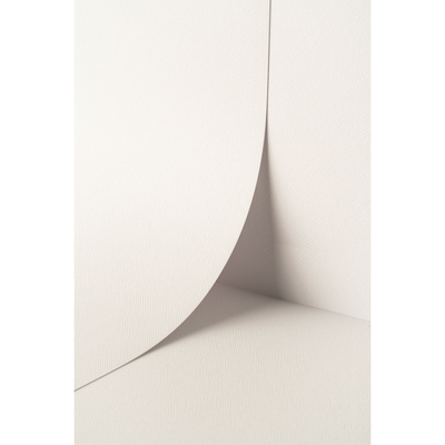 Keaykolour Saffiano White 340g/m² 700mm x 1000mm Paquet de 50 feuilles