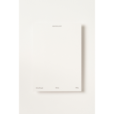 Keaykolour Extra Rough White 340g/m² 700mm x 1000mm Paquet de 50 feuilles