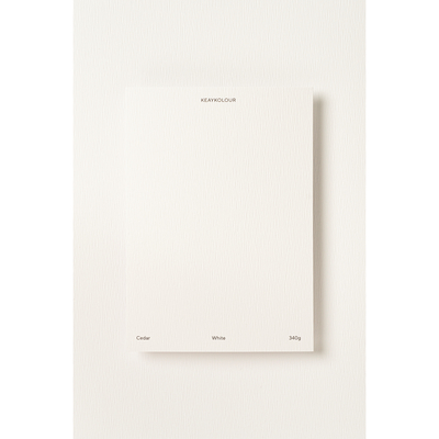 Keaykolour Cedar White 340g/m² 700mm x 1000mm Paquet de 50 feuilles