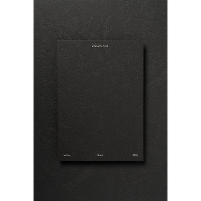 Keaykolour Leather Black 340g/m² 700mm x 1000mm Paquet de 50 feuilles