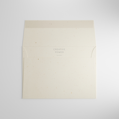 Enveloppe C5 Curious Particles Natural Lily Flower Boîte de 250