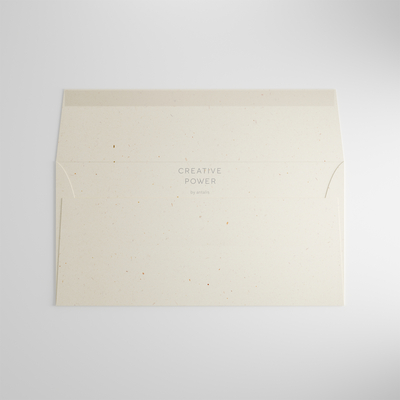 Enveloppe DL Curious Particles Natural Lily Flower Boîte de 250