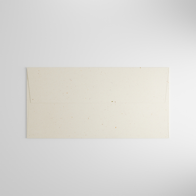 Enveloppe DL Curious Particles Natural Lily Flower Boîte de 250