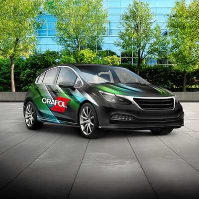 Orajet 3971-RA+ Proslide - Film polyuréthane coulé Premium pour covering - Voiture avec Covering Orafol