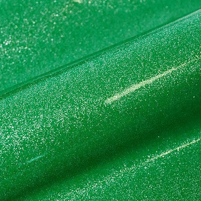 Siser, Sparkle, irisé, polyuréthane, SK0009 - green leaf, 120µm, 500mm x 25.00m, hotmelt, Boîte de 1 rouleau, SK0009/0.50