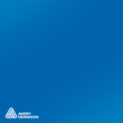 Avery, 500, mat, EM, PVC, 521 bleu intense, 0.080mm, 1230mm x 50.00m, diamÃ¨tre mandrin: 76mm, Adhésif enlevable, Palette de 1 bobine, 521EM/1.23